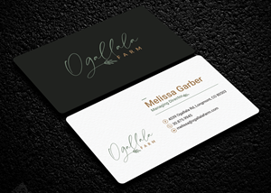 Business Card Design by Soma.Debnath for Ogallala Farm, LLC | Design: #29804220