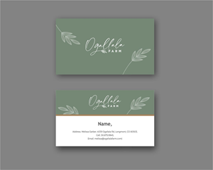 Visitenkarten-Design von Rusmin Gustamin für Ogallala Farm, LLC | Design #29787199