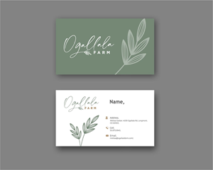 Business Card Design by Rusmin Gustamin for Ogallala Farm, LLC | Design: #29787200