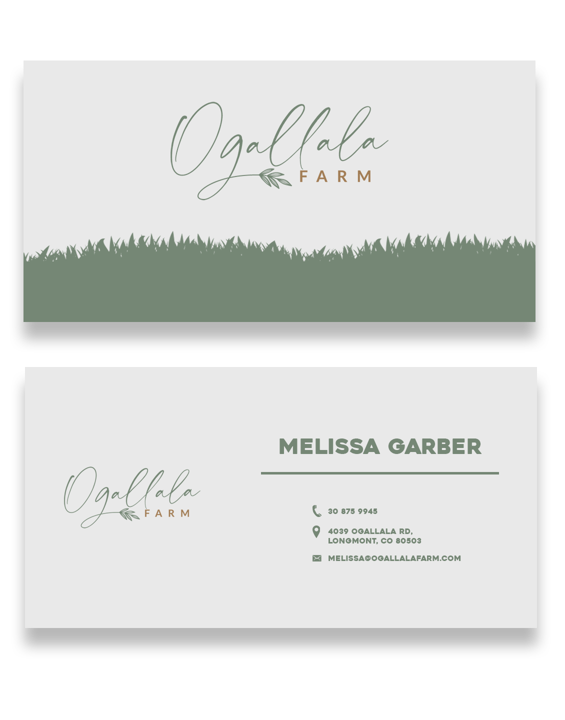 Business Card Design by iownapc for Ogallala Farm, LLC | Design #29803775