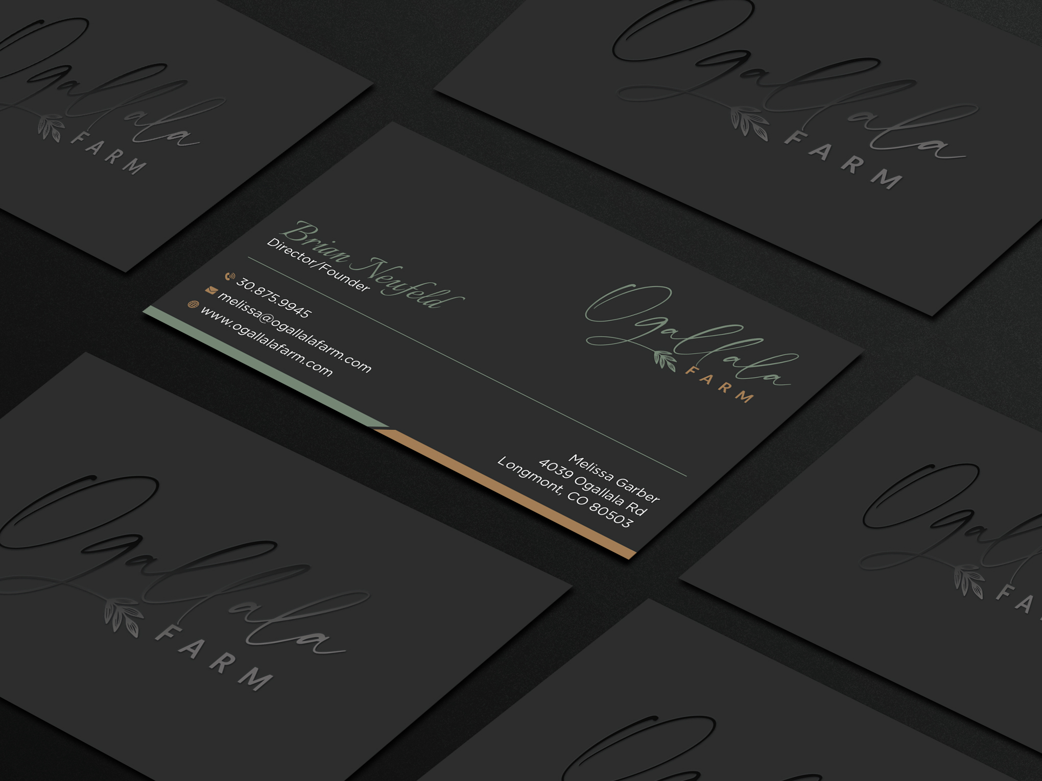 Diseño de Tarjeta de Presentación por Uttom 2 para Ogallala Farm, LLC | Diseño #29790339