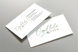 Business Card Design by DesignShout for Ogallala Farm, LLC | Design: #29788026