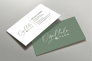 Business Card Design by DesignShout for Ogallala Farm, LLC | Design: #29788027