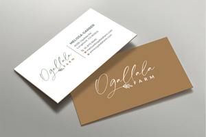 Business Card Design by DesignShout for Ogallala Farm, LLC | Design: #29788028