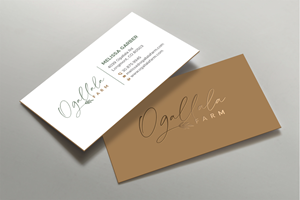 Business Card Design by DesignShout for Ogallala Farm, LLC | Design: #29788029