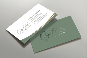 Business Card Design by DesignShout for Ogallala Farm, LLC | Design: #29788046