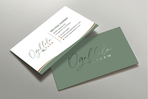 Business Card Design by DesignShout for Ogallala Farm, LLC | Design: #29788048