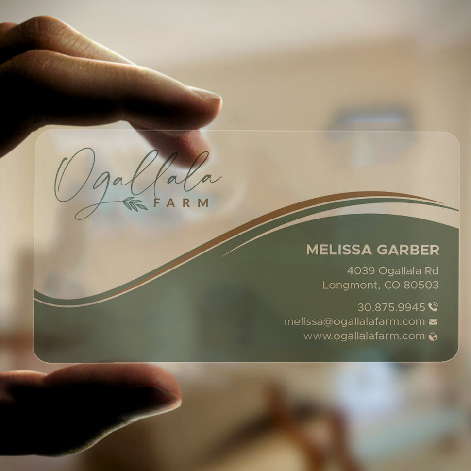 Visitenkarten-Design von DesignShout für Ogallala Farm, LLC | Design #29788118