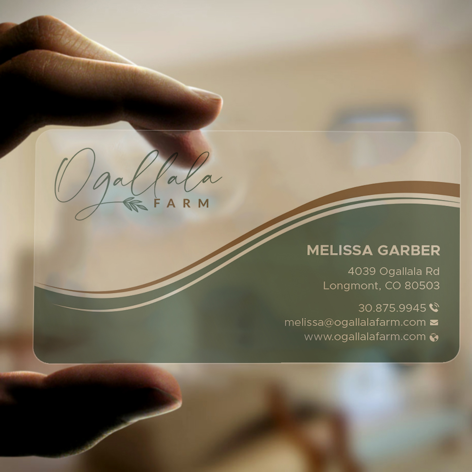 Visitenkarten-Design von DesignShout für Ogallala Farm, LLC | Design #29788120