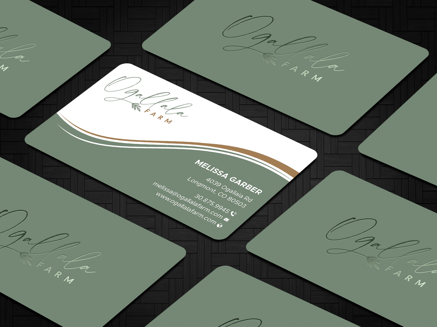 Diseño de Tarjeta de Presentación por DesignShout para Ogallala Farm, LLC | Diseño #29788121