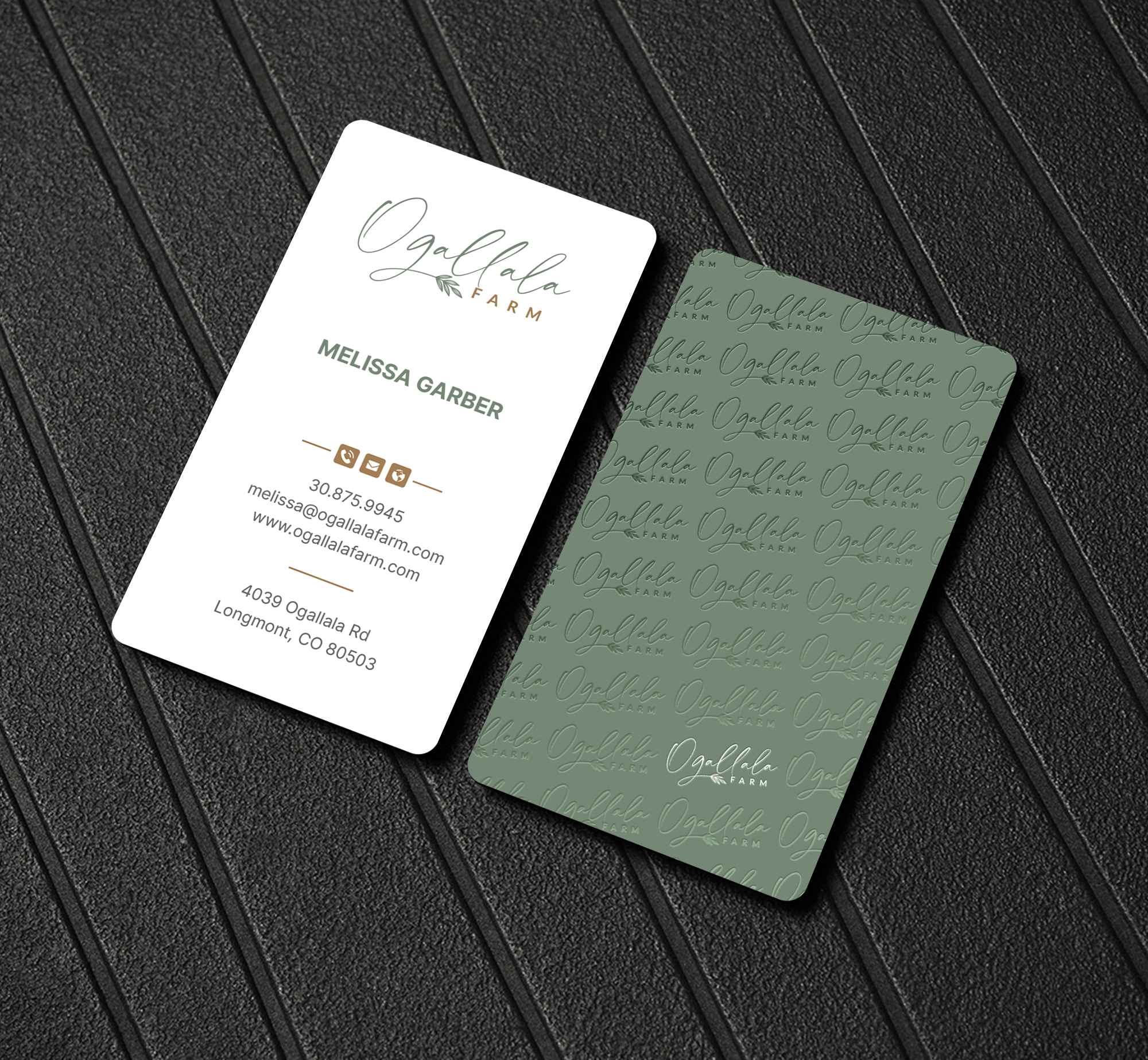 Business Card Design by DesignShout for Ogallala Farm, LLC | Design #29788331