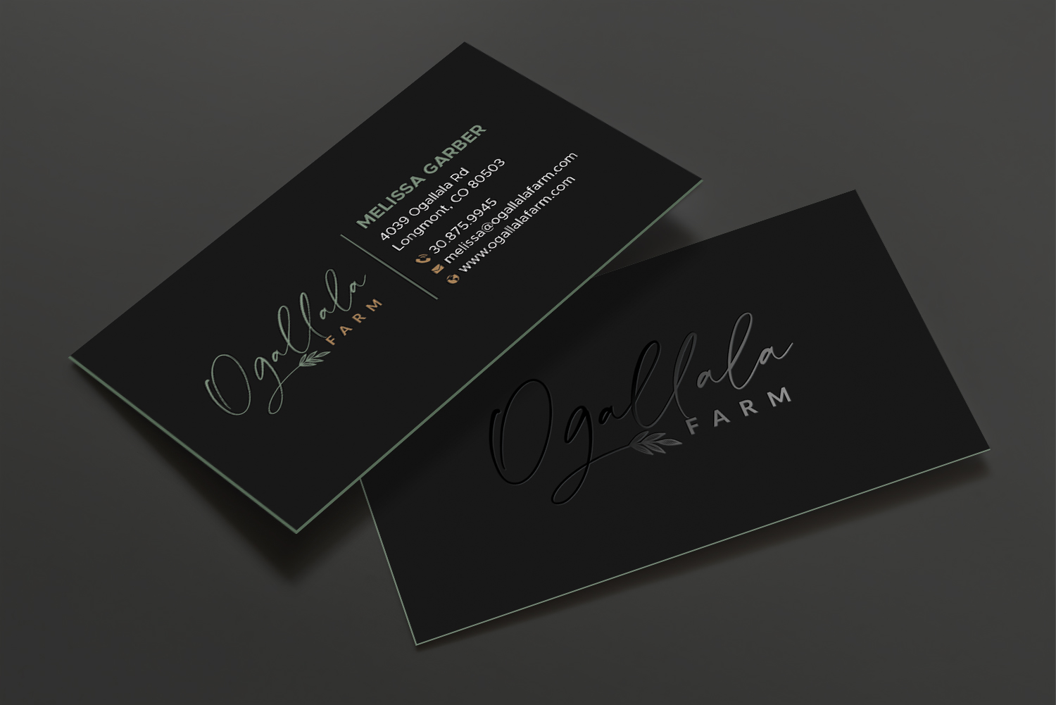 Diseño de Tarjeta de Presentación por DesignShout para Ogallala Farm, LLC | Diseño #29788358