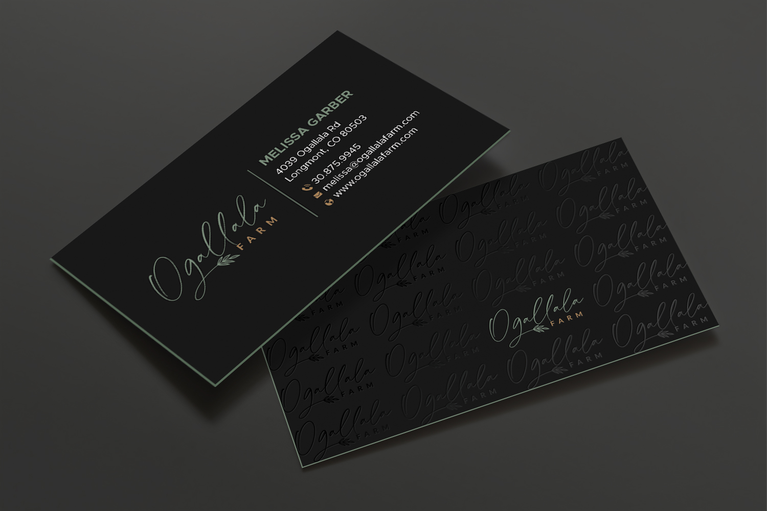 Diseño de Tarjeta de Presentación por DesignShout para Ogallala Farm, LLC | Diseño #29788359