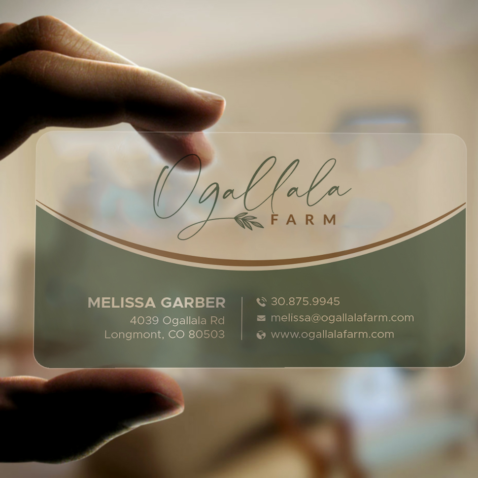 Diseño de Tarjeta de Presentación por DesignShout para Ogallala Farm, LLC | Diseño #29788394