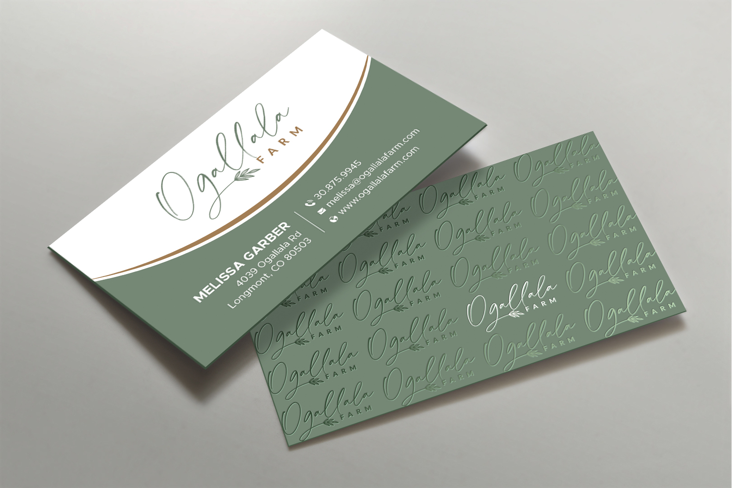 Diseño de Tarjeta de Presentación por DesignShout para Ogallala Farm, LLC | Diseño #29788395