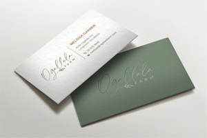 Diseño de Tarjeta de Presentación por Imagine design000 para Ogallala Farm, LLC | Diseño: #29788952