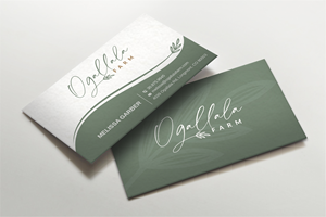 Business Card Design by Imagine design000 for Ogallala Farm, LLC | Design: #29788953