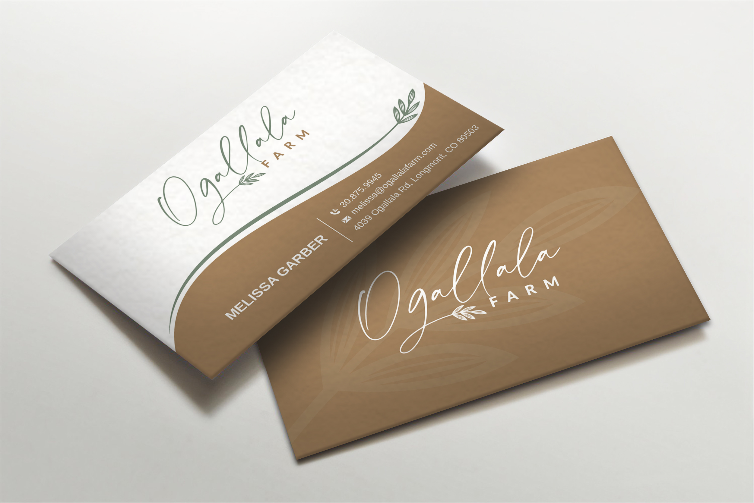 Business Card Design by Imagine design000 for Ogallala Farm, LLC | Design #29788954
