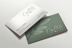 Diseño de Tarjeta de Presentación por Imagine design000 para Ogallala Farm, LLC | Diseño: #29788955