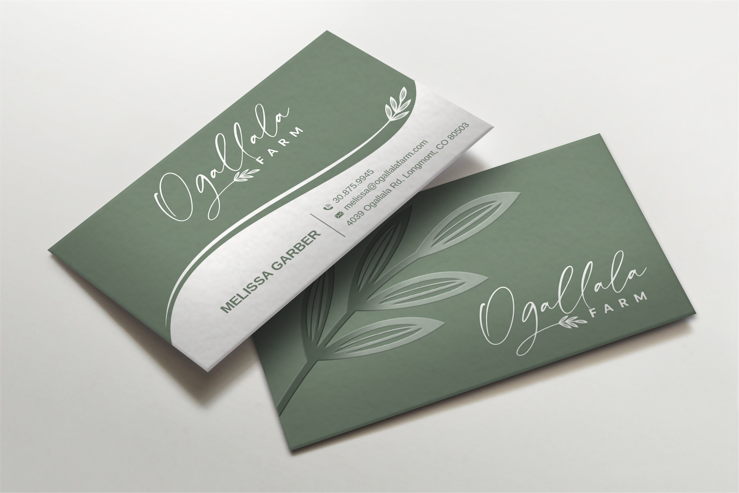 Business Card Design by Imagine design000 for Ogallala Farm, LLC | Design #29788957
