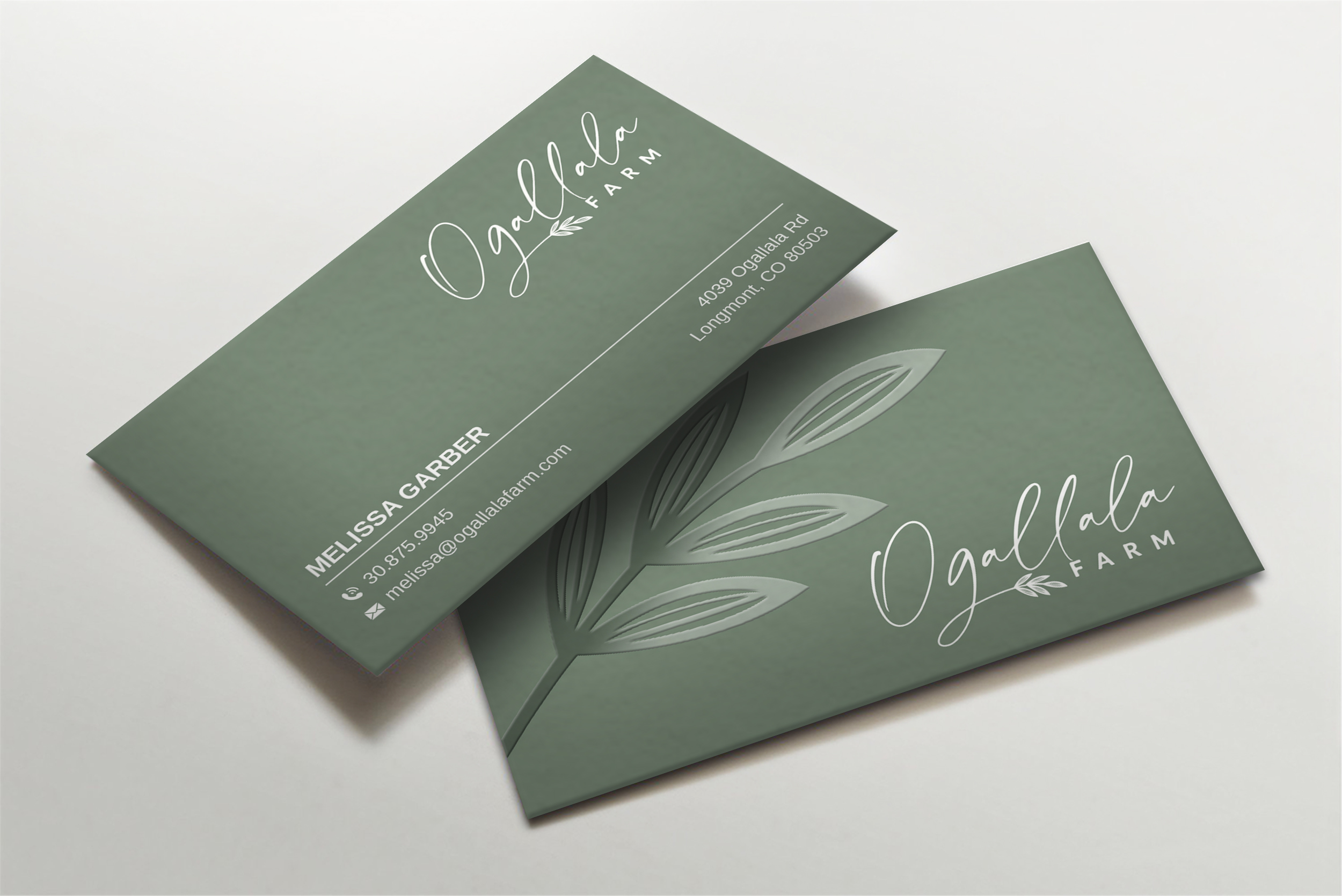 Business Card Design by Imagine design000 for Ogallala Farm, LLC | Design #29788961