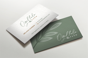 Visitenkarten-Design von Imagine design000 für Ogallala Farm, LLC | Design #29788963