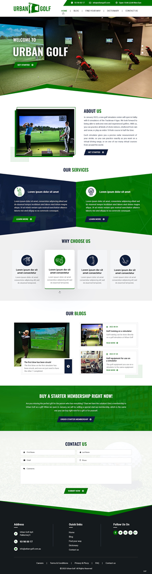 Web Design by pb for this project | Design #29799438