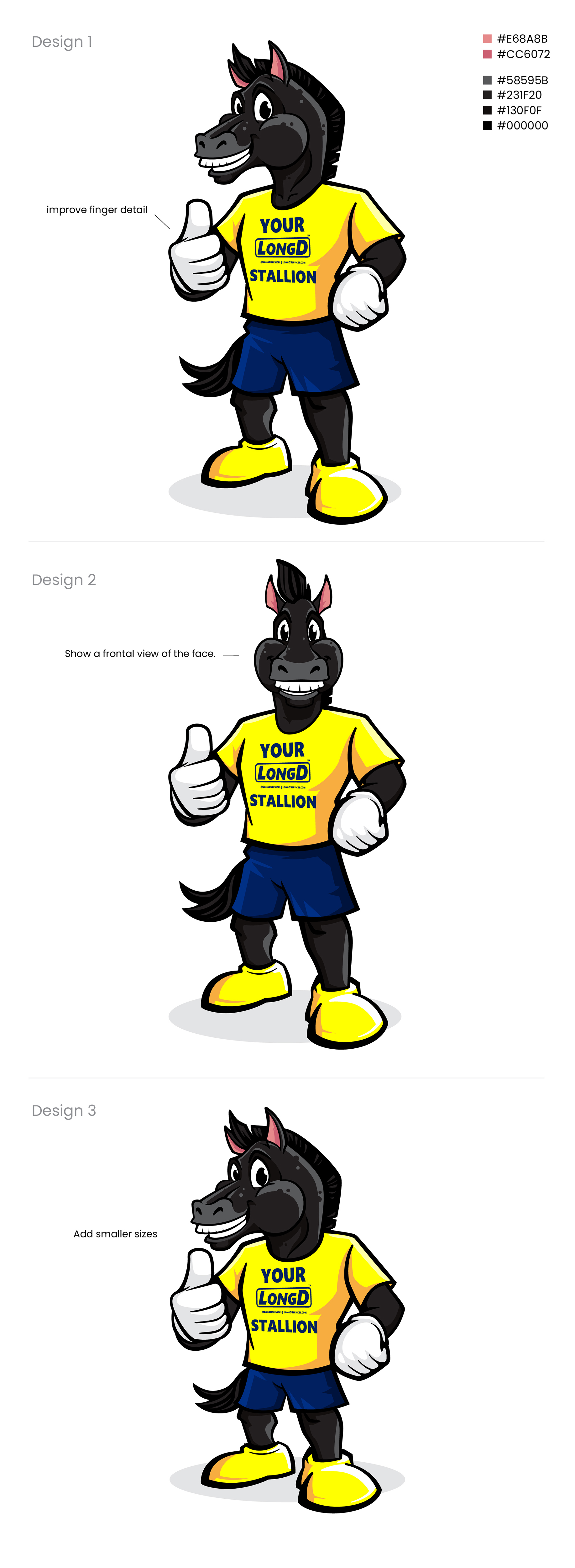 Mascot Design by Artya Works for LongD Services, Inc. | Design #29840732