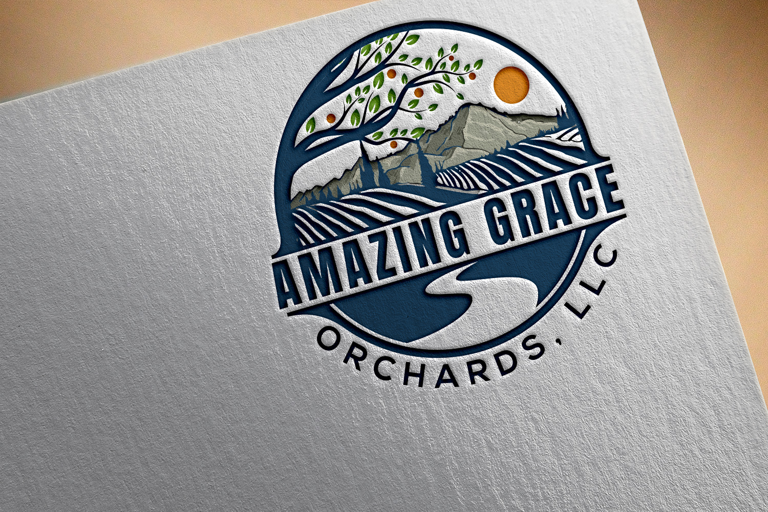 Logo Design by Rosalie.. for Amazing Grace Orchards, llc | Design #29795695