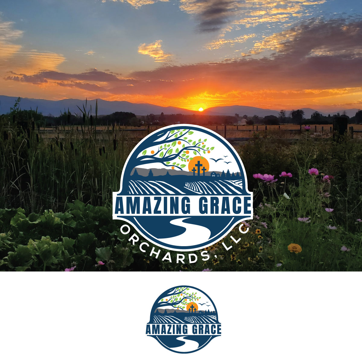 Logo-Design von Rosalie... für Amazing Grace Orchards, llc | Design: #29907586