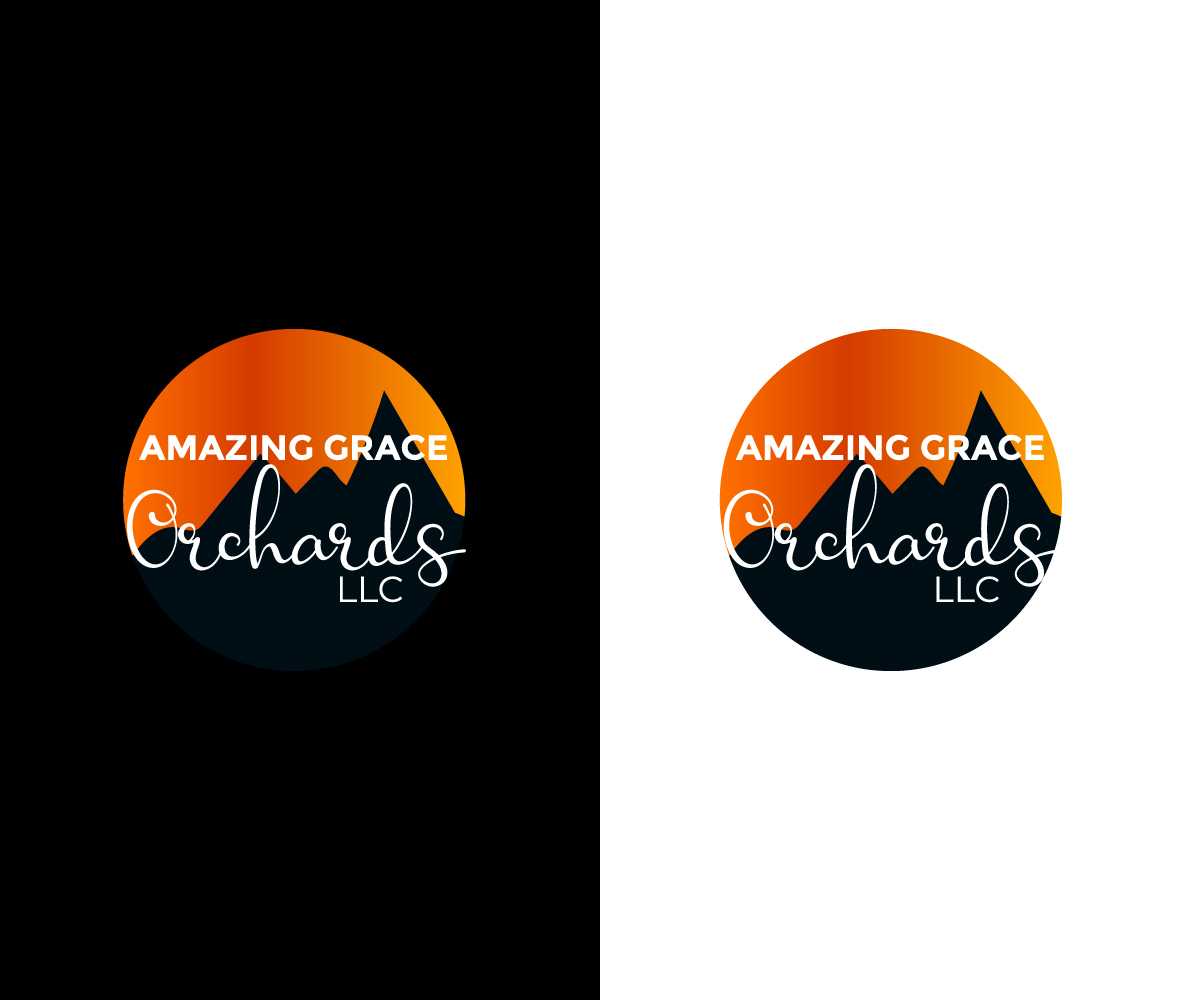 Logo Design by RaKu 2 for Amazing Grace Orchards, llc | Design #29821898