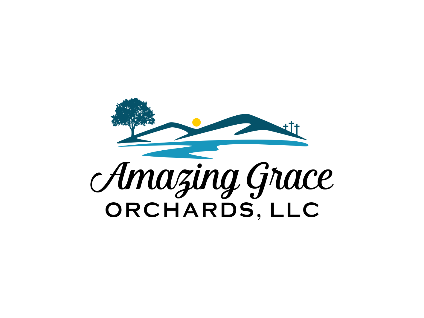 Logo Design by BNdesigner for Amazing Grace Orchards, llc | Design #29809401