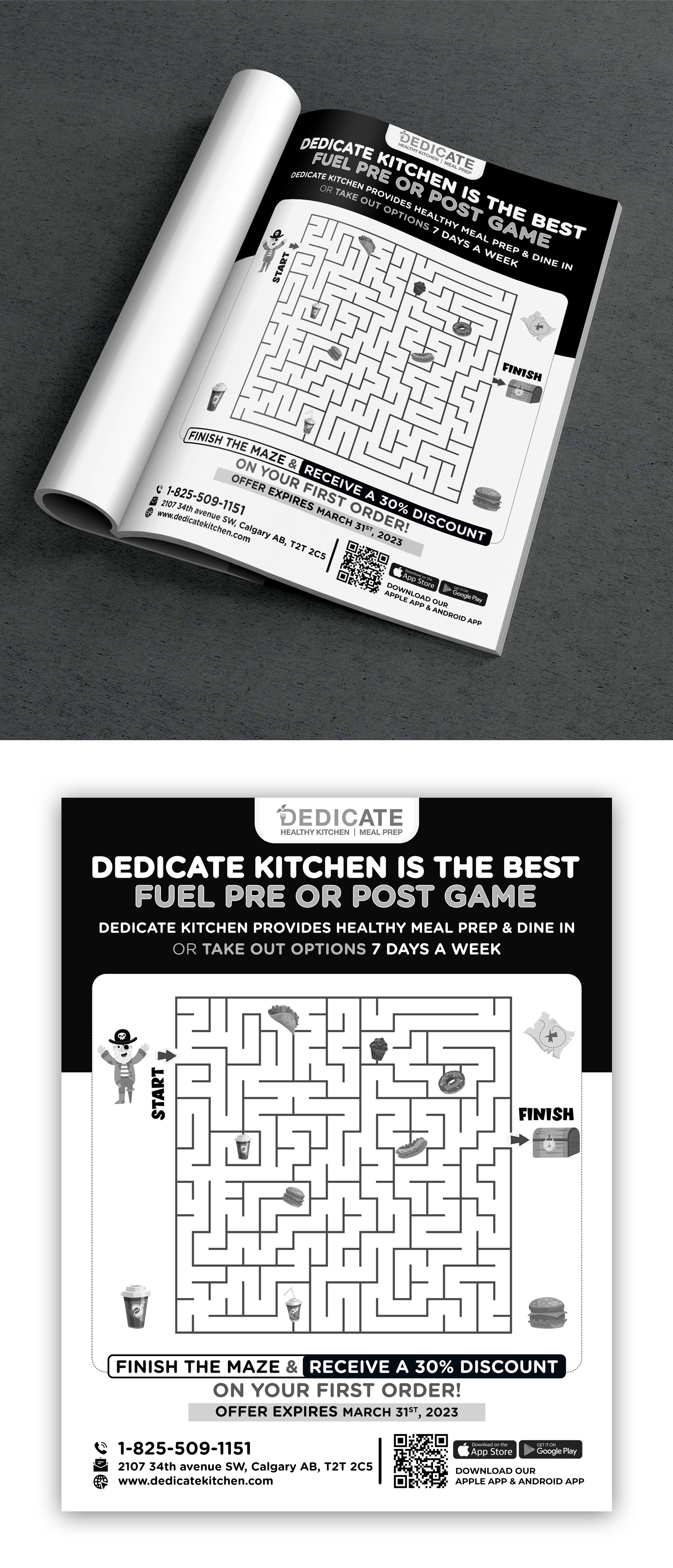 Advertisement Design by debdesign for DEDICATE Healthy Kitchen | Design #29797646