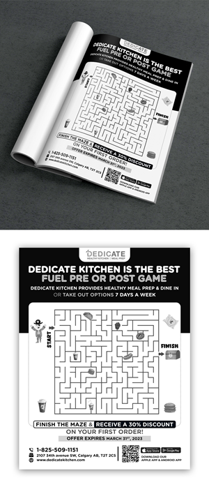 Advertisement Design by debdesign for DEDICATE Healthy Kitchen | Design: #29797646