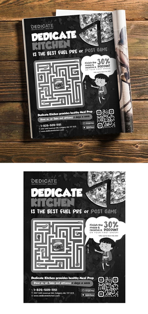 Advertisement Design by debdesign for DEDICATE Healthy Kitchen | Design: #29797656