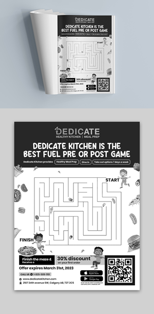 Advertisement Design by debdesign for DEDICATE Healthy Kitchen | Design: #29797885