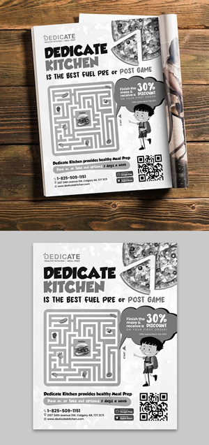 Advertisement Design by debdesign for DEDICATE Healthy Kitchen | Design: #29801967