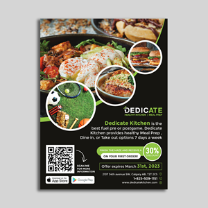 Advertisement Design by ecorokerz for DEDICATE Healthy Kitchen | Design: #29797489