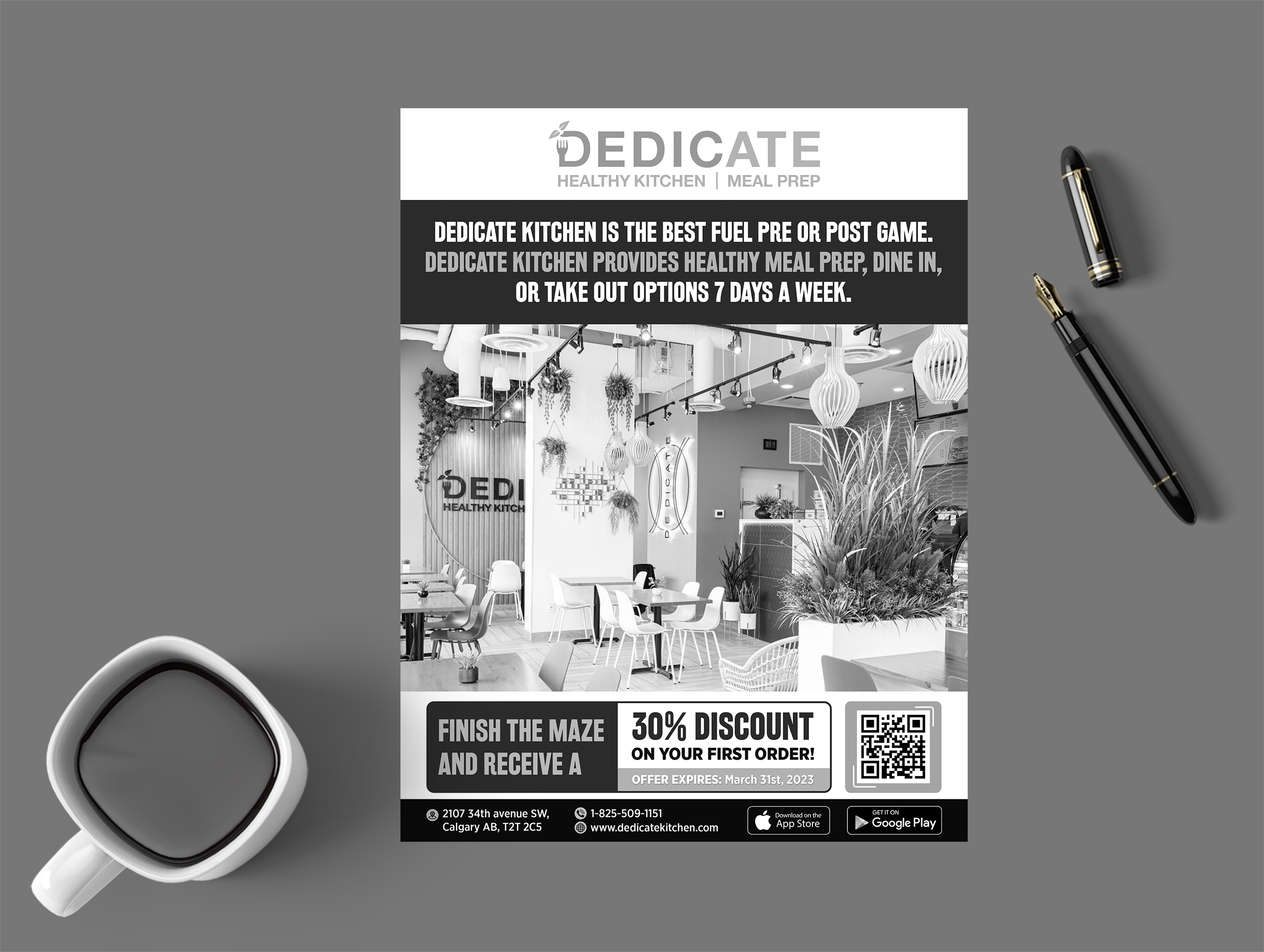 Advertisement Design by GraphicsGuru for DEDICATE Healthy Kitchen | Design #29799050