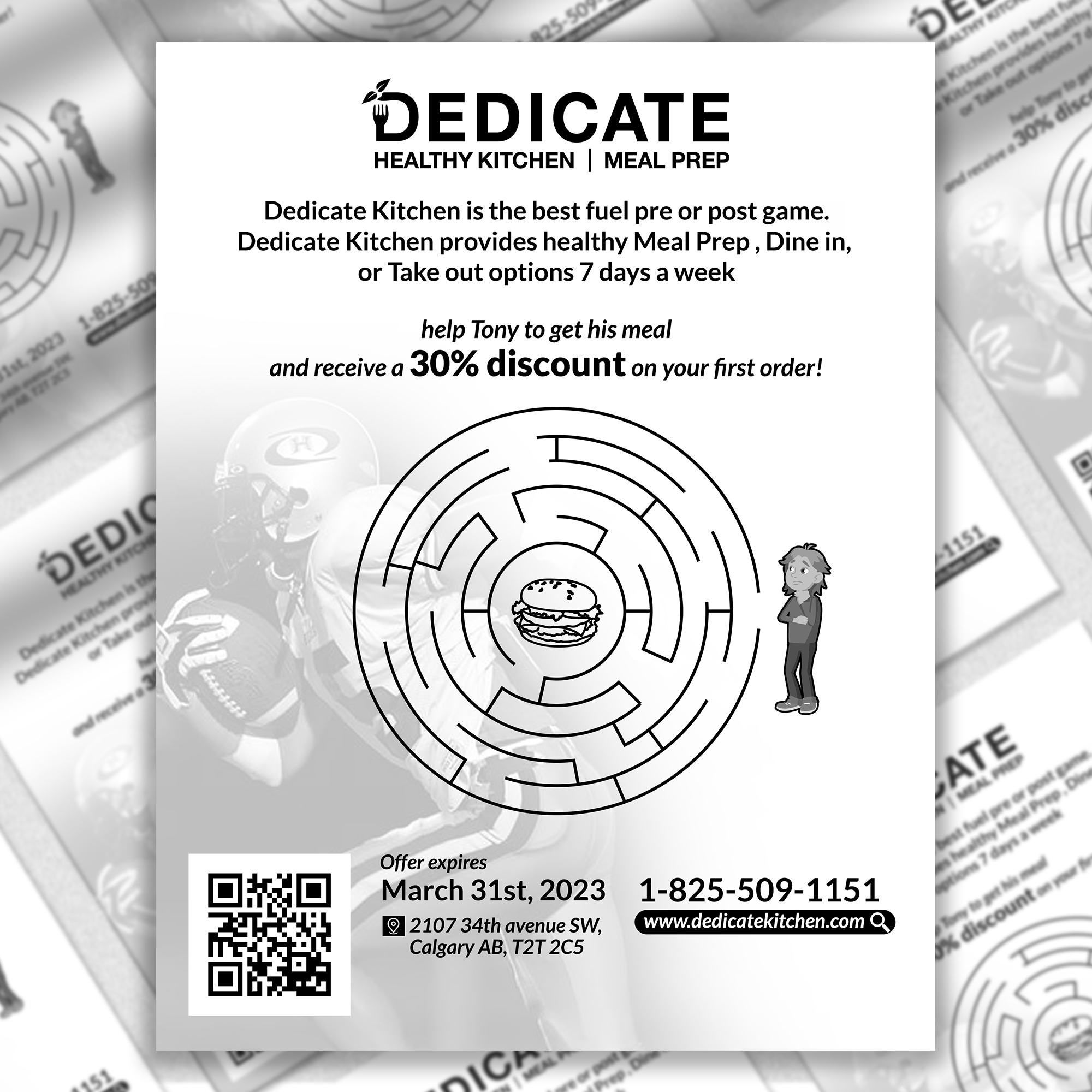 Advertisement Design by Ong for DEDICATE Healthy Kitchen | Design #29795426