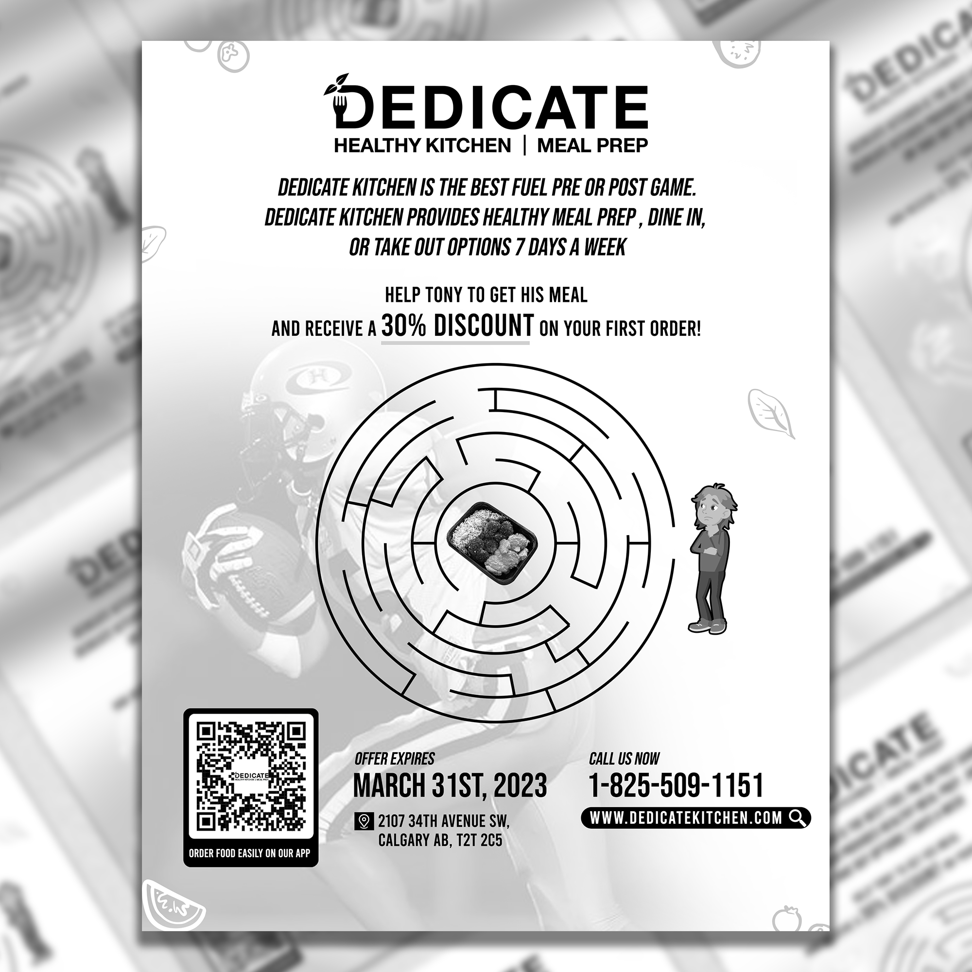Advertisement Design by Ong for DEDICATE Healthy Kitchen | Design #29796179