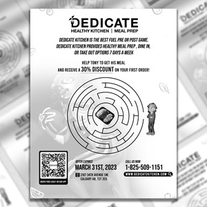 Advertisement Design by Ong for DEDICATE Healthy Kitchen | Design: #29796179