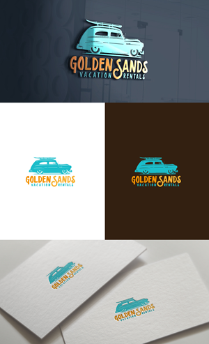 Logo Design by GLDesigns for Golden Sands Rentals | Design: #29800753