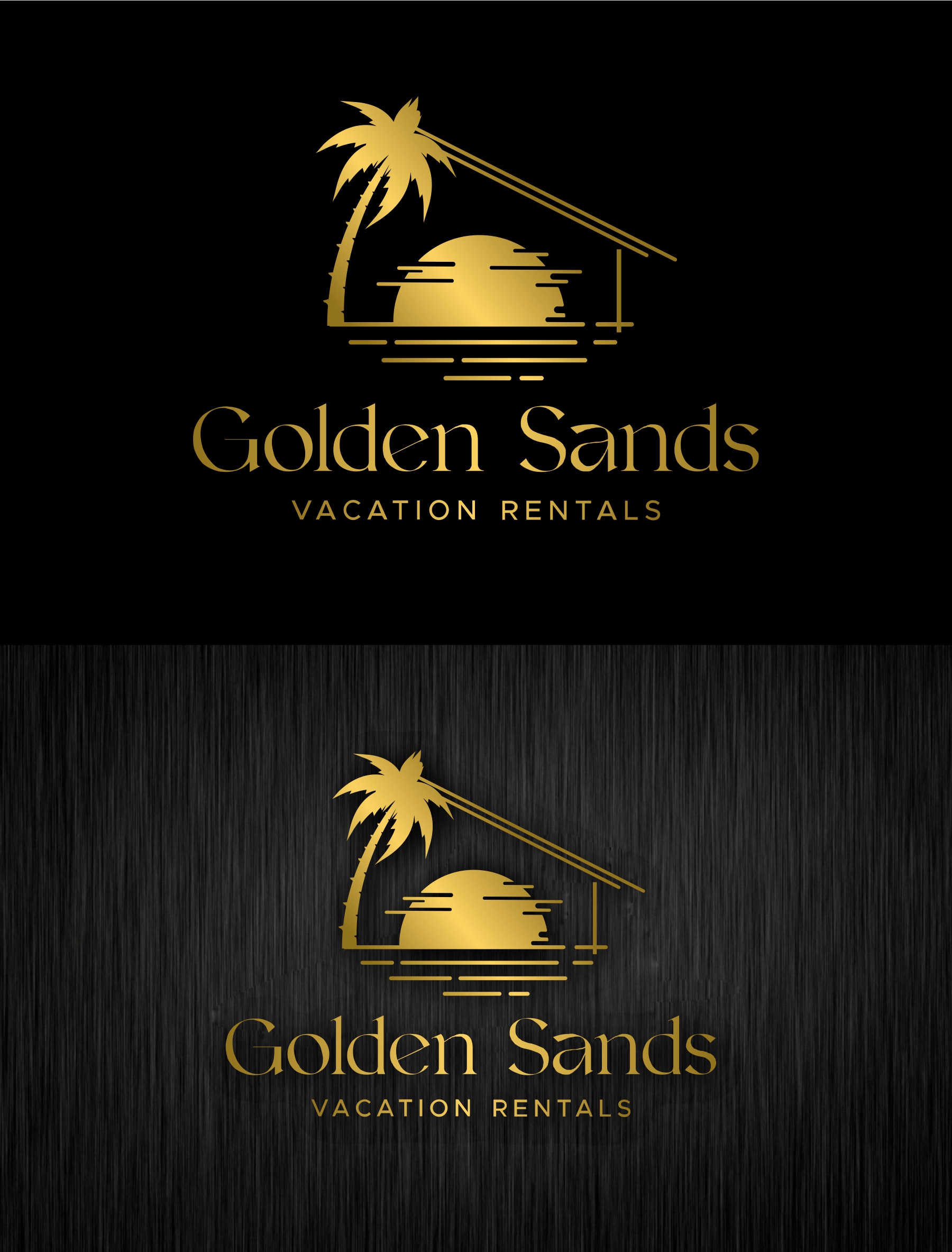 Logo Design by debdesign for Golden Sands Rentals | Design #29804581