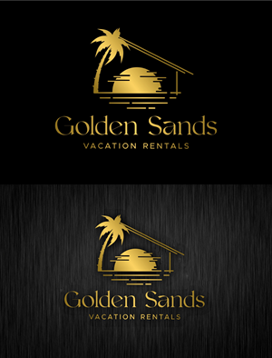 Logo Design by debdesign for Golden Sands Rentals | Design: #29804581