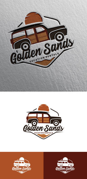 Logo Design by fly  design for Golden Sands Rentals | Design: #29803712
