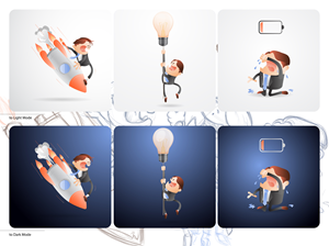 Diseño Con Ilustración por hover para ReadOasis.com | Diseño: #29809900