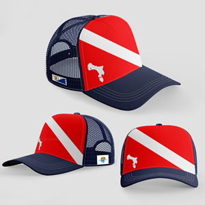 Graphic design for truckers cap