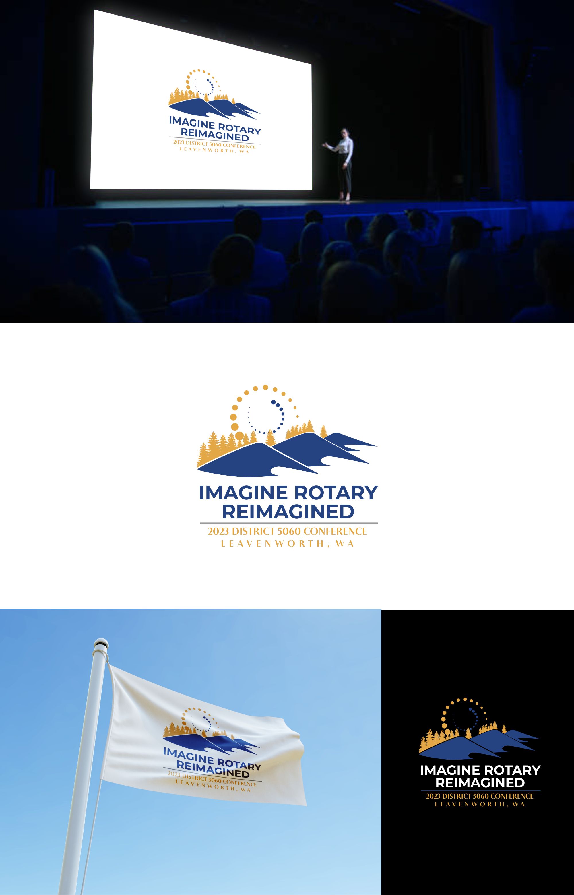 Logo Design by agustian spades for Howell at the Moon Productions | Design #29869799