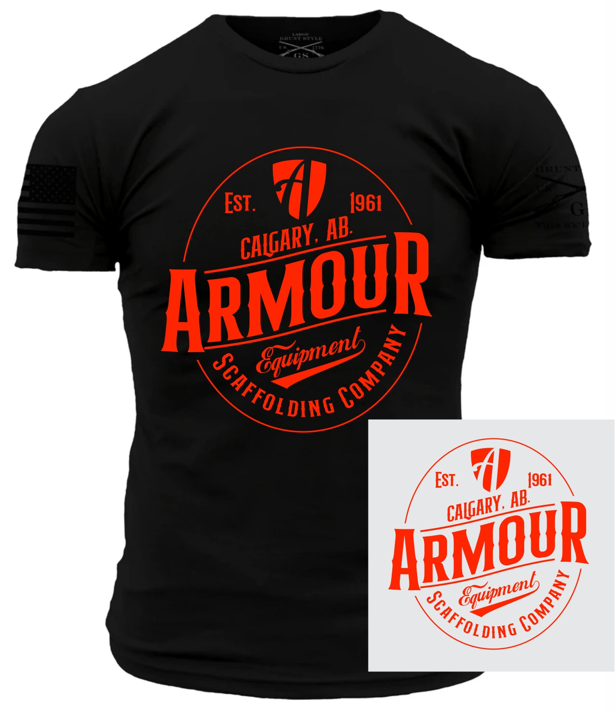 T-shirt Design by U8 for Armour Equipment | Design #29843286